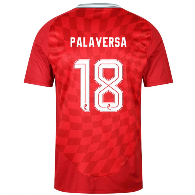 Danxen Hombre Camiseta Ante Palaversa #18 Rojo 1ª Equipación 2024/25 La Camisa México