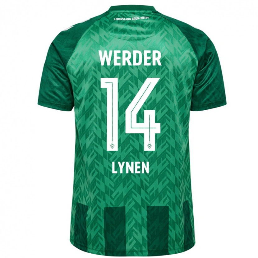 Danxen Hombre Camiseta Senne Lynen #14 Verde 1ª Equipación 2024/25 La Camisa México