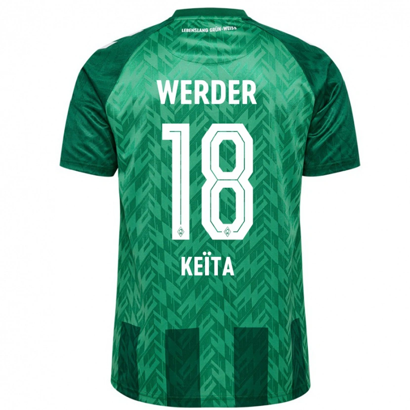 Danxen Hombre Camiseta Naby Keïta #18 Verde 1ª Equipación 2024/25 La Camisa México