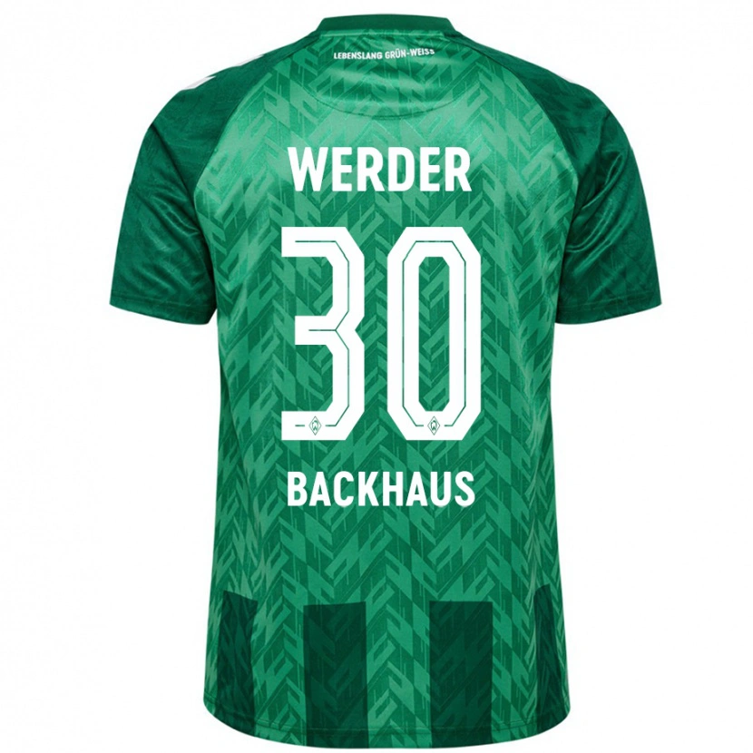 Danxen Hombre Camiseta Mio Backhaus #30 Verde 1ª Equipación 2024/25 La Camisa México