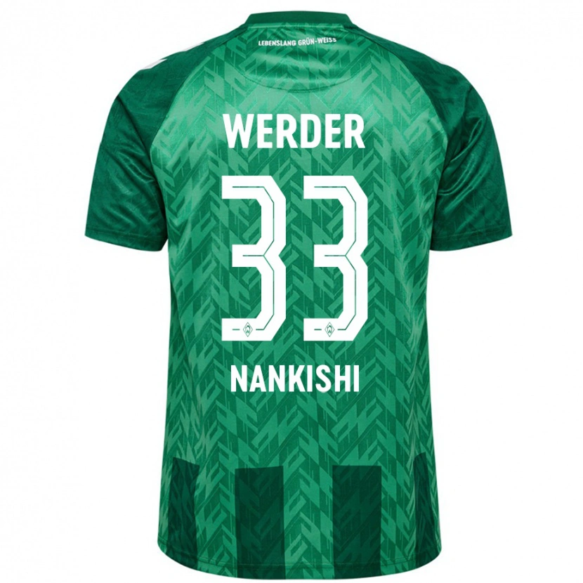 Danxen Hombre Camiseta Abdenego Nankishi #33 Verde 1ª Equipación 2024/25 La Camisa México