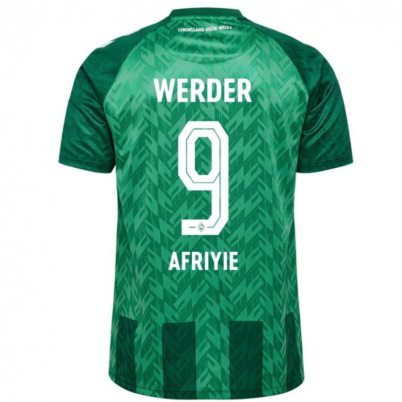 Danxen Hombre Camiseta Neal Afriyie #9 Verde 1ª Equipación 2024/25 La Camisa México