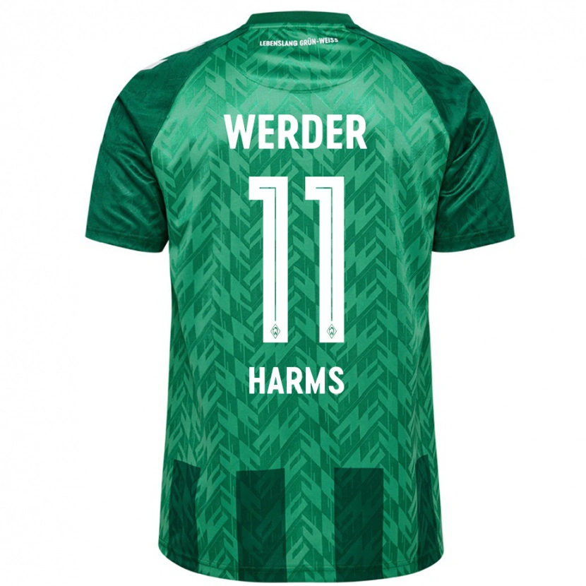 Danxen Hombre Camiseta Noah Harms #11 Verde 1ª Equipación 2024/25 La Camisa México
