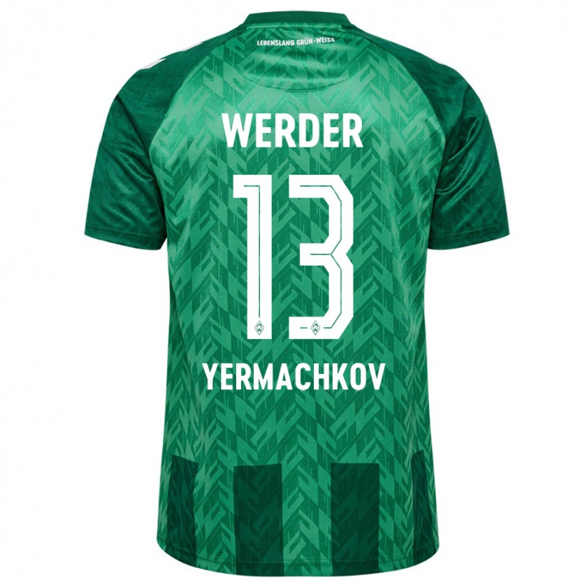 Danxen Hombre Camiseta Ivan Yermachkov #13 Verde 1ª Equipación 2024/25 La Camisa México