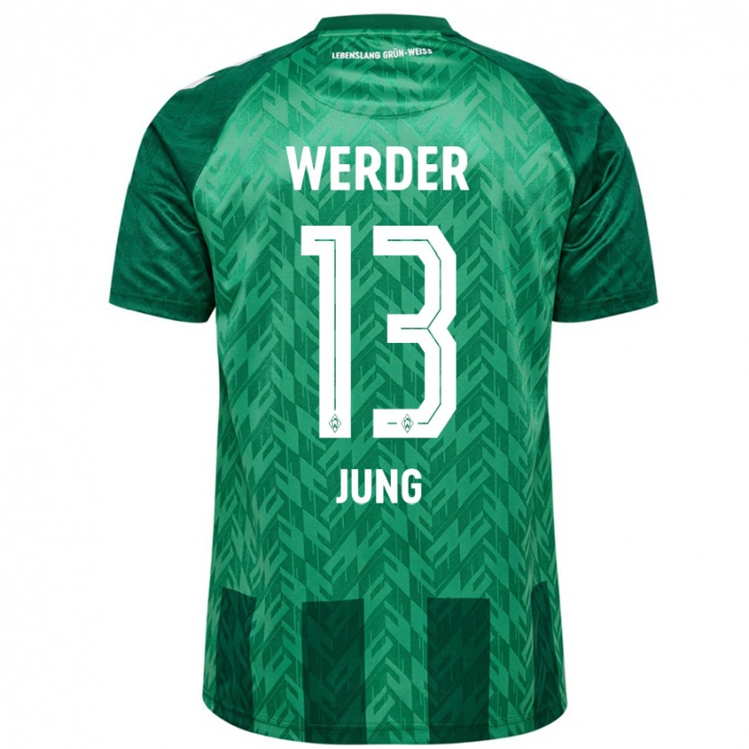Danxen Hombre Camiseta Seong-Hyeon Jung #13 Verde 1ª Equipación 2024/25 La Camisa México