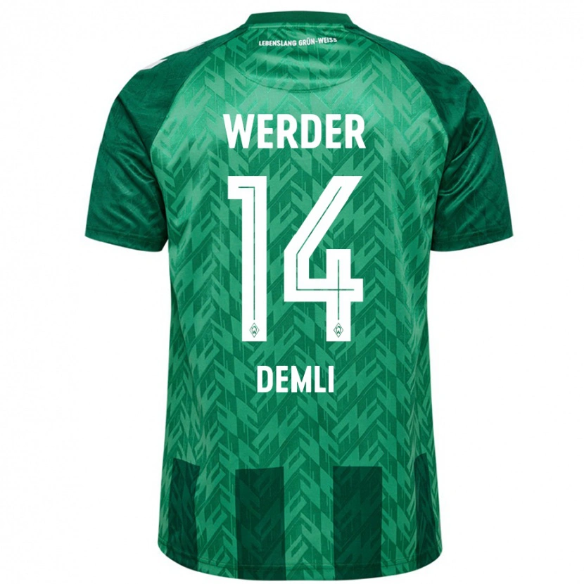 Danxen Hombre Camiseta Rezan Demli #14 Verde 1ª Equipación 2024/25 La Camisa México