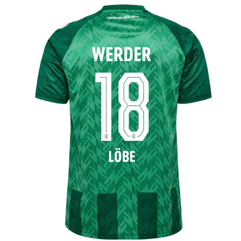 Danxen Hombre Camiseta Jasper Löbe #18 Verde 1ª Equipación 2024/25 La Camisa México