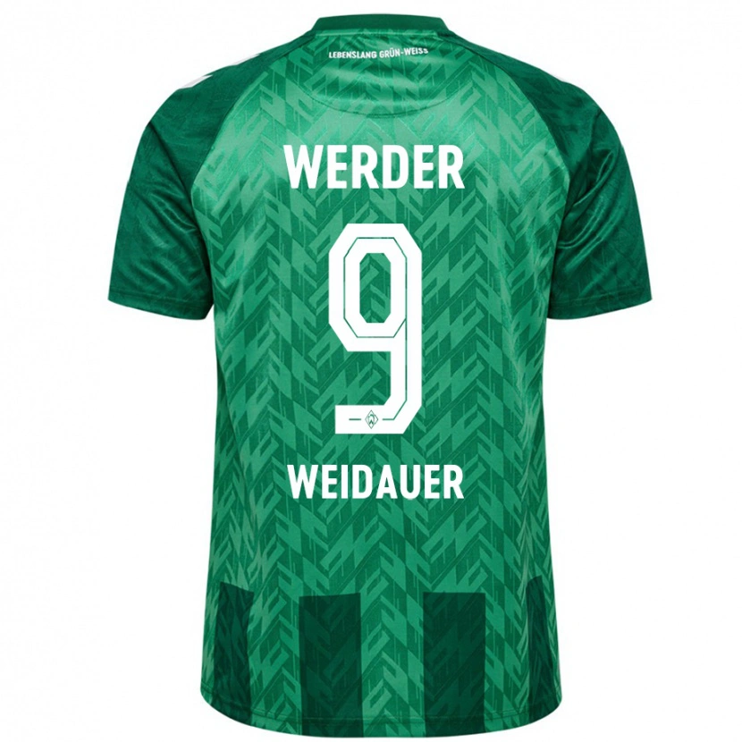 Danxen Hombre Camiseta Sophie Weidauer #9 Verde 1ª Equipación 2024/25 La Camisa México