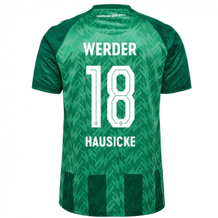 Danxen Hombre Camiseta Lina Hausicke #18 Verde 1ª Equipación 2024/25 La Camisa México
