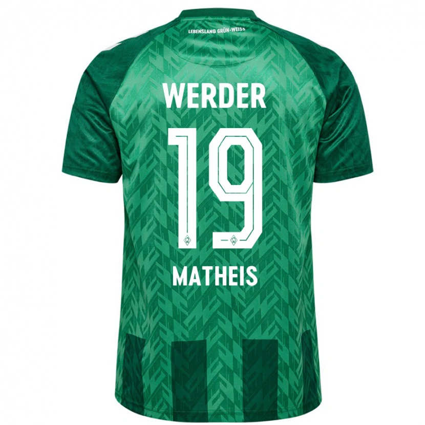 Danxen Hombre Camiseta Saskia Matheis #19 Verde 1ª Equipación 2024/25 La Camisa México