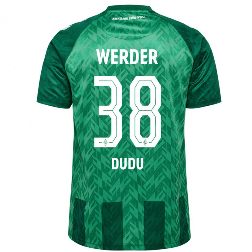 Danxen Hombre Camiseta Dudu #38 Verde 1ª Equipación 2024/25 La Camisa México