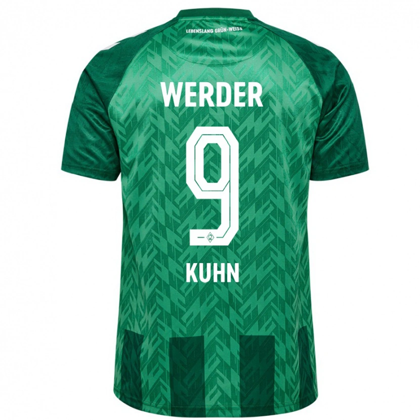 Danxen Hombre Camiseta Philipp Kühn #9 Verde 1ª Equipación 2024/25 La Camisa México