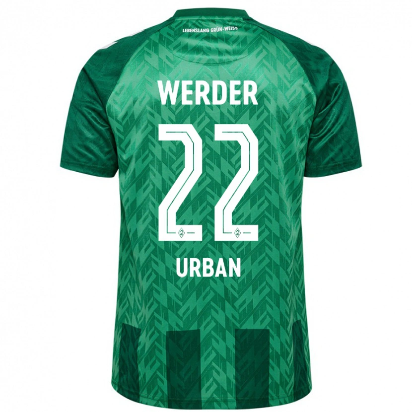 Danxen Hombre Camiseta Linus Urban #22 Verde 1ª Equipación 2024/25 La Camisa México