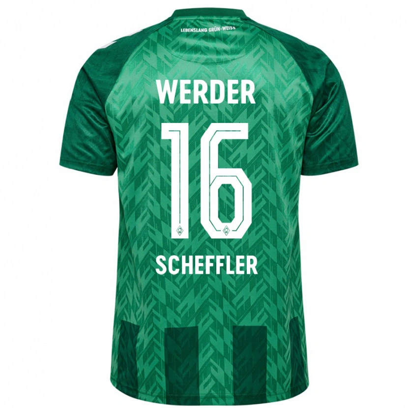 Danxen Hombre Camiseta Ian Scheffler #16 Verde 1ª Equipación 2024/25 La Camisa México