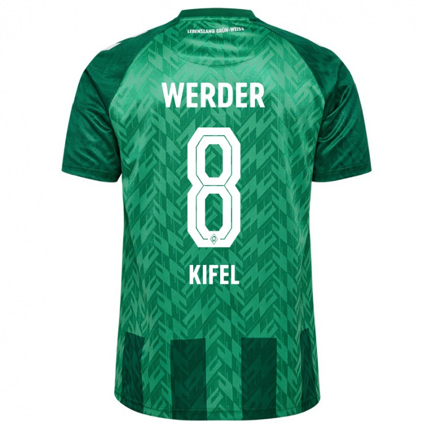 Danxen Hombre Camiseta Denis Kifel #8 Verde 1ª Equipación 2024/25 La Camisa México