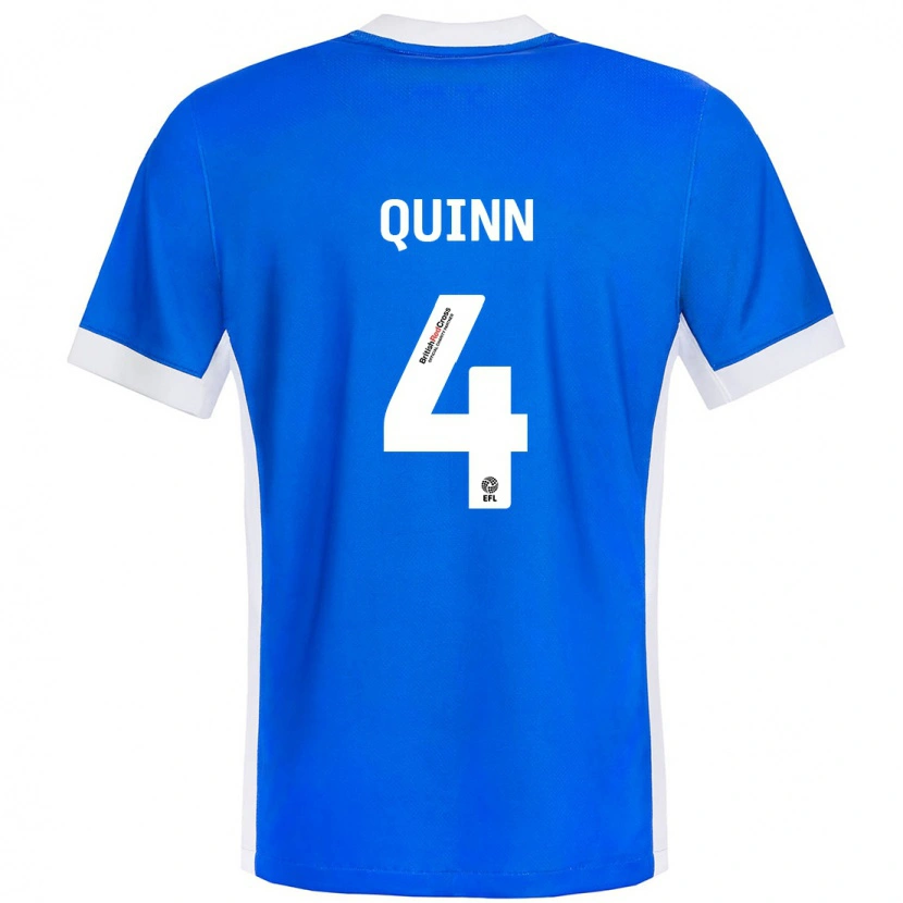 Danxen Hombre Camiseta Louise Quinn #4 Azul Blanco 1ª Equipación 2024/25 La Camisa México
