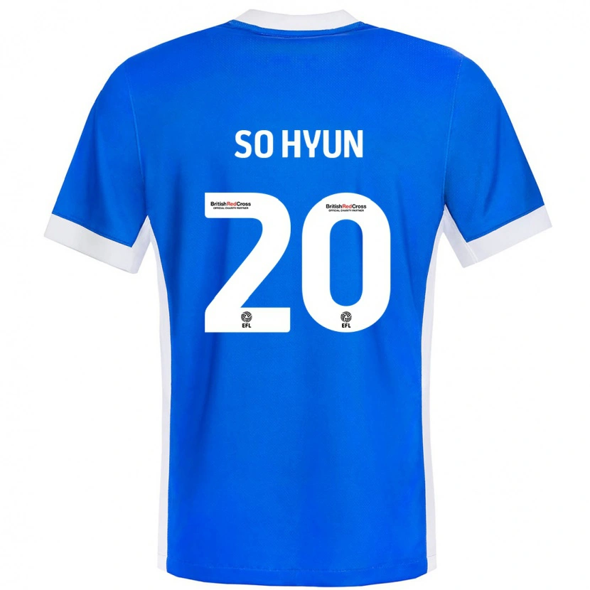 Danxen Hombre Camiseta Cho So-Hyun #20 Azul Blanco 1ª Equipación 2024/25 La Camisa México