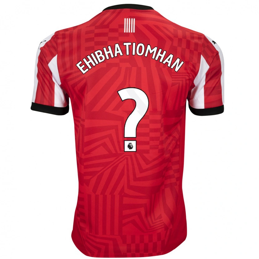 Danxen Hombre Camiseta Princewill Ehibhatiomhan #0 Rojo Blanco 1ª Equipación 2024/25 La Camisa México