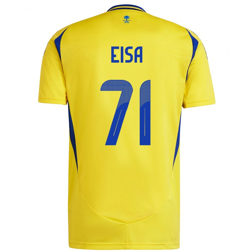 Danxen Hombre Camiseta Bayan Eisa #71 Amarillo Azul 1ª Equipación 2024/25 La Camisa México