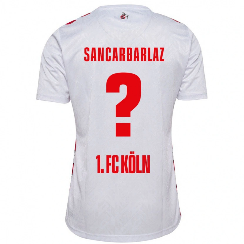 Danxen Hombre Camiseta Keyhan Sancarbarlaz #0 Blanco Rojo 1ª Equipación 2024/25 La Camisa México