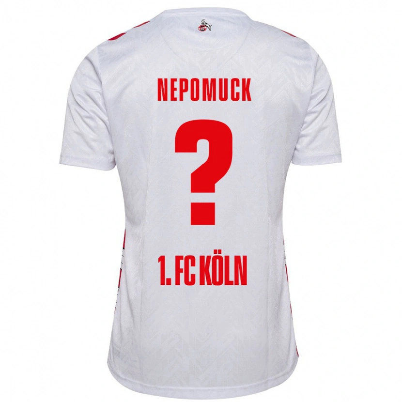 Danxen Hombre Camiseta Simon Nepomuck #0 Blanco Rojo 1ª Equipación 2024/25 La Camisa México