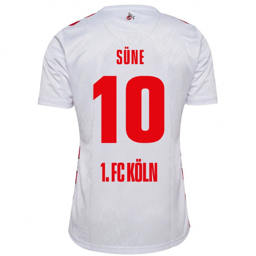 Danxen Hombre Camiseta Arda Süne #10 Blanco Rojo 1ª Equipación 2024/25 La Camisa México