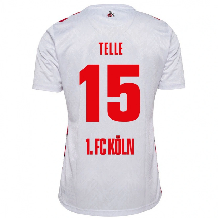 Danxen Hombre Camiseta Neo Telle #15 Blanco Rojo 1ª Equipación 2024/25 La Camisa México