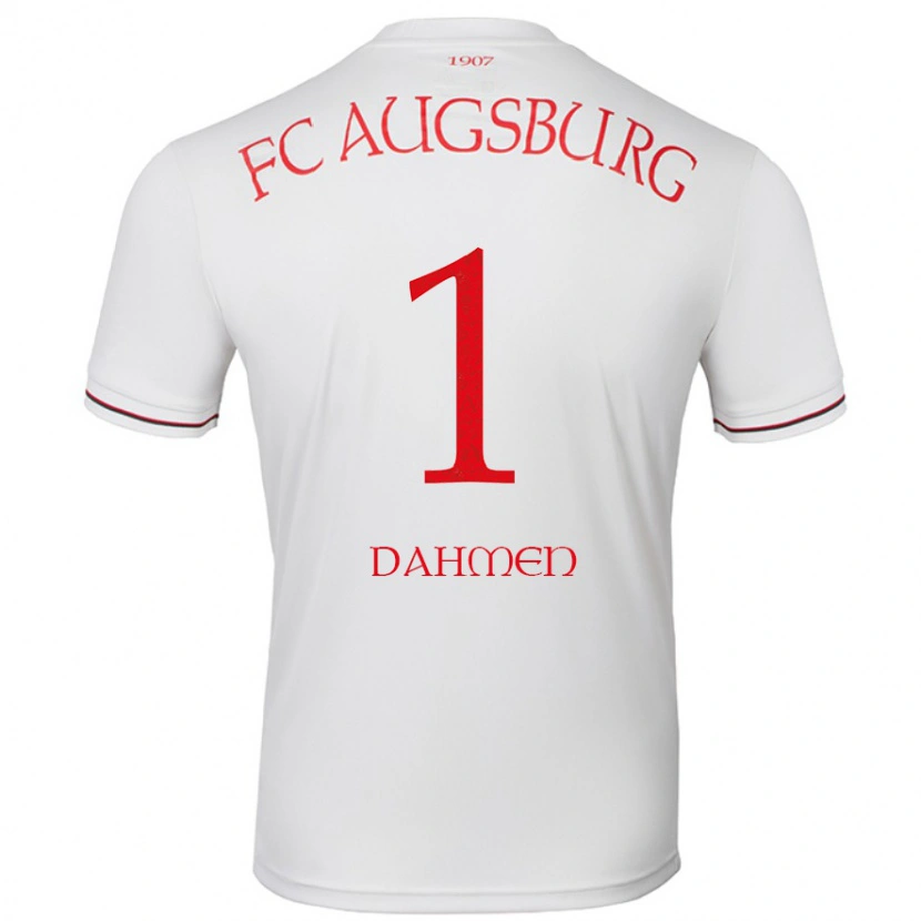 Danxen Hombre Camiseta Finn Dahmen #1 Blanco 1ª Equipación 2024/25 La Camisa México