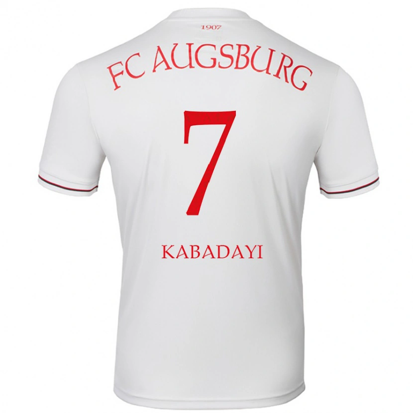 Danxen Hombre Camiseta Yusuf Kabadayi #7 Blanco 1ª Equipación 2024/25 La Camisa México