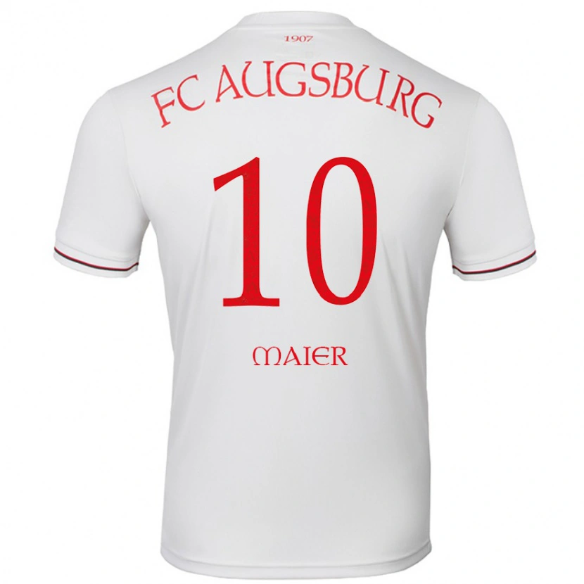 Danxen Hombre Camiseta Arne Maier #10 Blanco 1ª Equipación 2024/25 La Camisa México