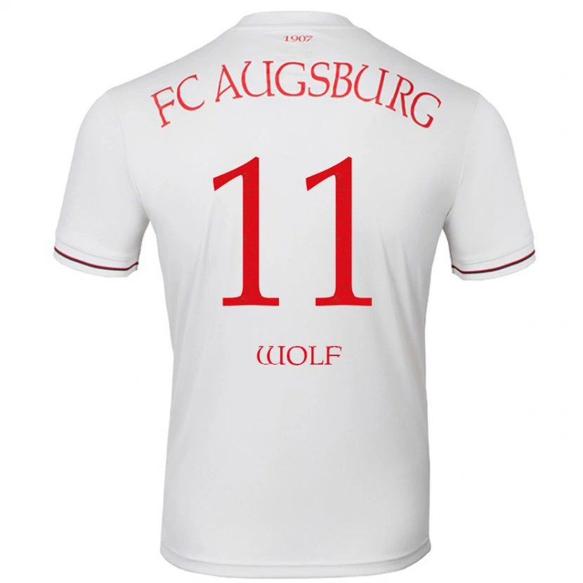 Danxen Hombre Camiseta Marius Wolf #11 Blanco 1ª Equipación 2024/25 La Camisa México