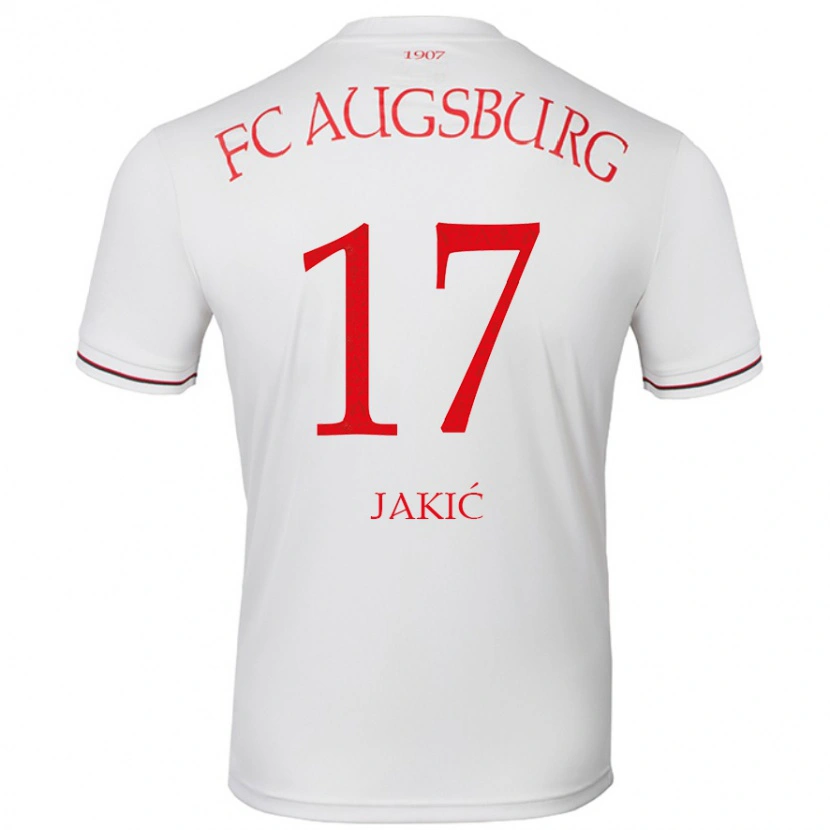 Danxen Hombre Camiseta Kristijan Jakic #17 Blanco 1ª Equipación 2024/25 La Camisa México