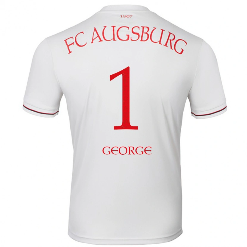 Danxen Hombre Camiseta Noah George #1 Blanco 1ª Equipación 2024/25 La Camisa México