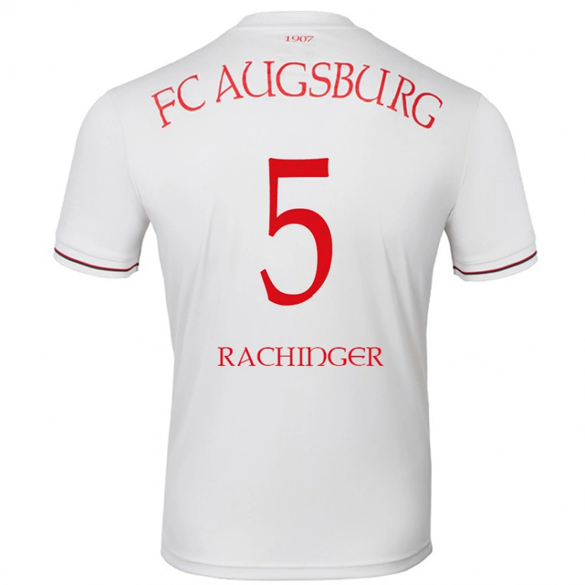 Danxen Hombre Camiseta Lorenz Rachinger #5 Blanco 1ª Equipación 2024/25 La Camisa México