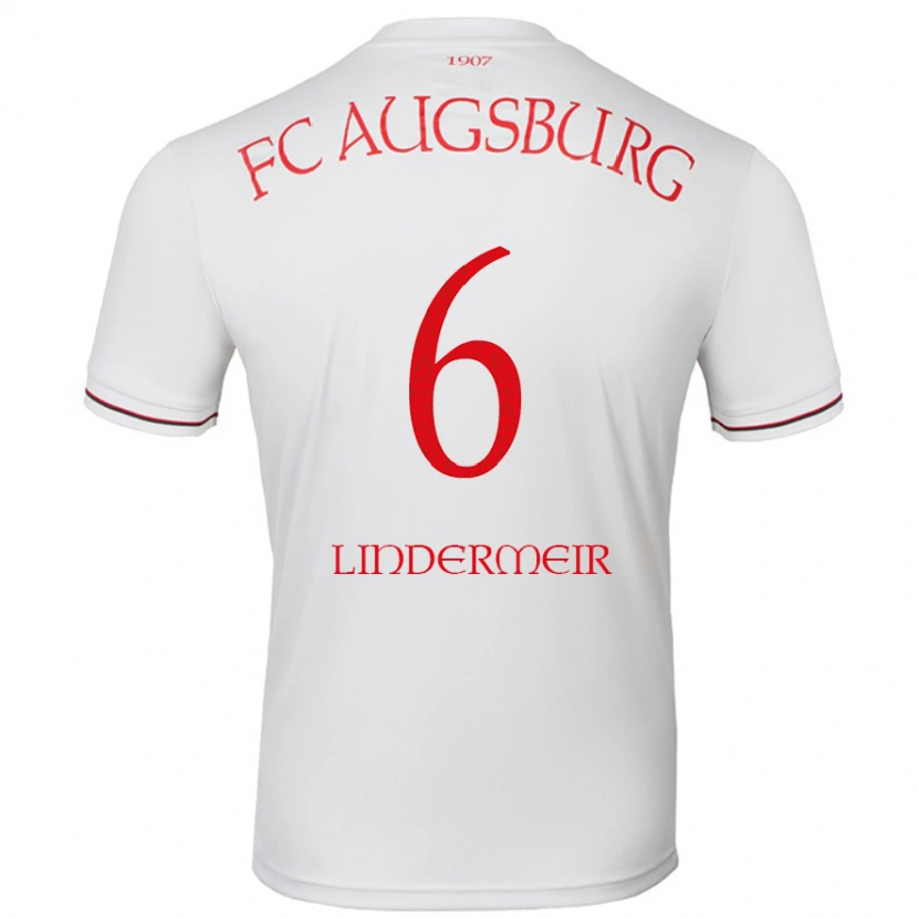 Danxen Hombre Camiseta Dominik Lindermeir #6 Blanco 1ª Equipación 2024/25 La Camisa México