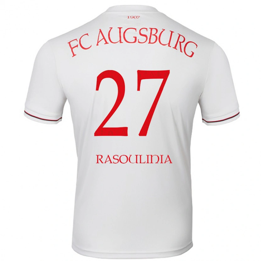 Danxen Hombre Camiseta Nick Rasoulinia #27 Blanco 1ª Equipación 2024/25 La Camisa México