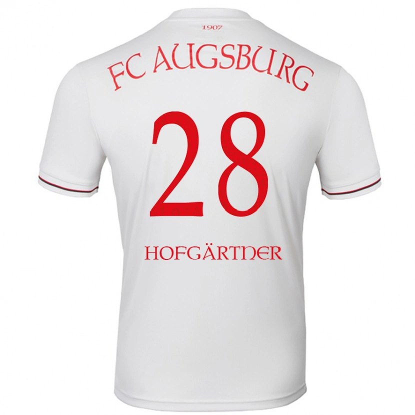 Danxen Hombre Camiseta Hendrik Hofgärtner #28 Blanco 1ª Equipación 2024/25 La Camisa México