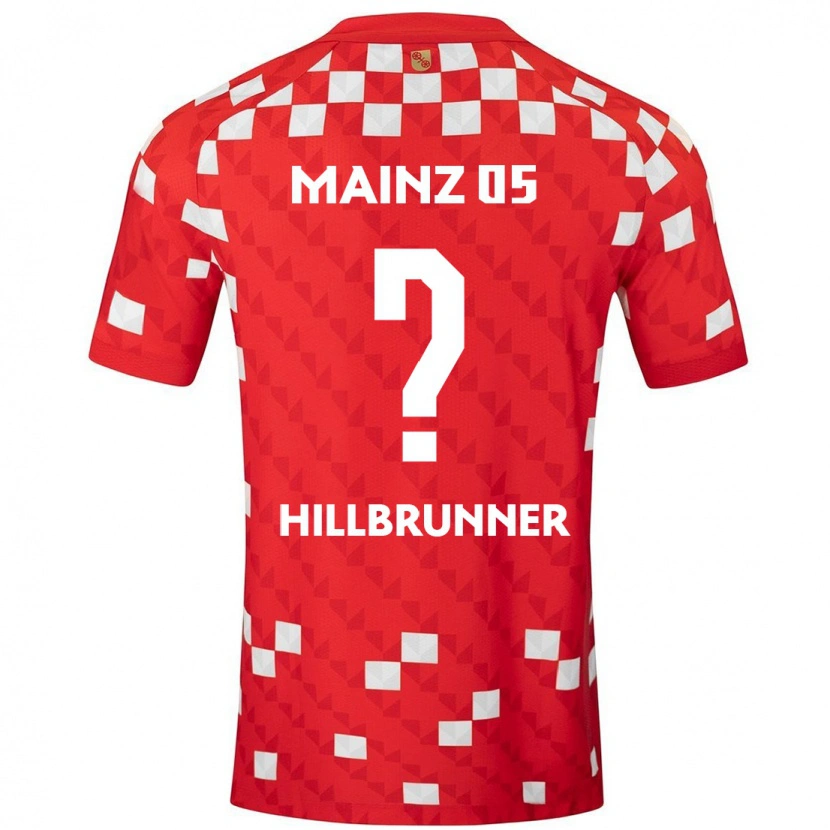 Danxen Hombre Camiseta Fynn Hillbrunner #0 Blanco Rojo 1ª Equipación 2024/25 La Camisa México
