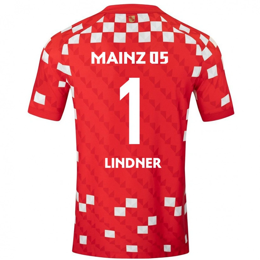 Danxen Hombre Camiseta Sophie Lindner #1 Blanco Rojo 1ª Equipación 2024/25 La Camisa México