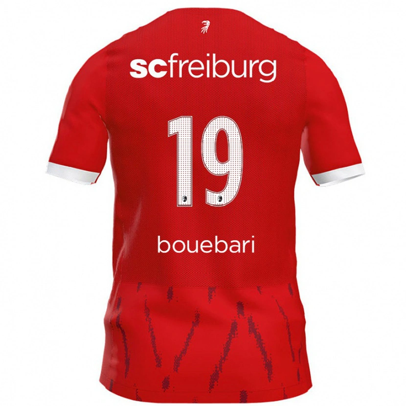 Danxen Hombre Camiseta Franci Bouebari #19 Rojo 1ª Equipación 2024/25 La Camisa México