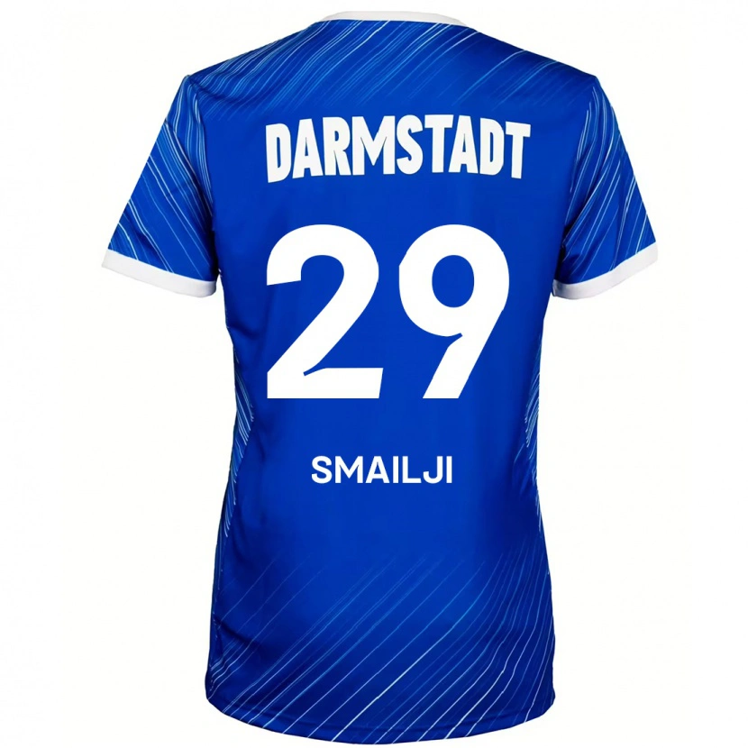 Danxen Hombre Camiseta Esad Smailji #29 Azul Blanco 1ª Equipación 2024/25 La Camisa México
