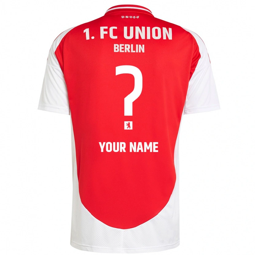 Danxen Hombre Camiseta Su Nombre #0 Rojo Blanco 1ª Equipación 2024/25 La Camisa México