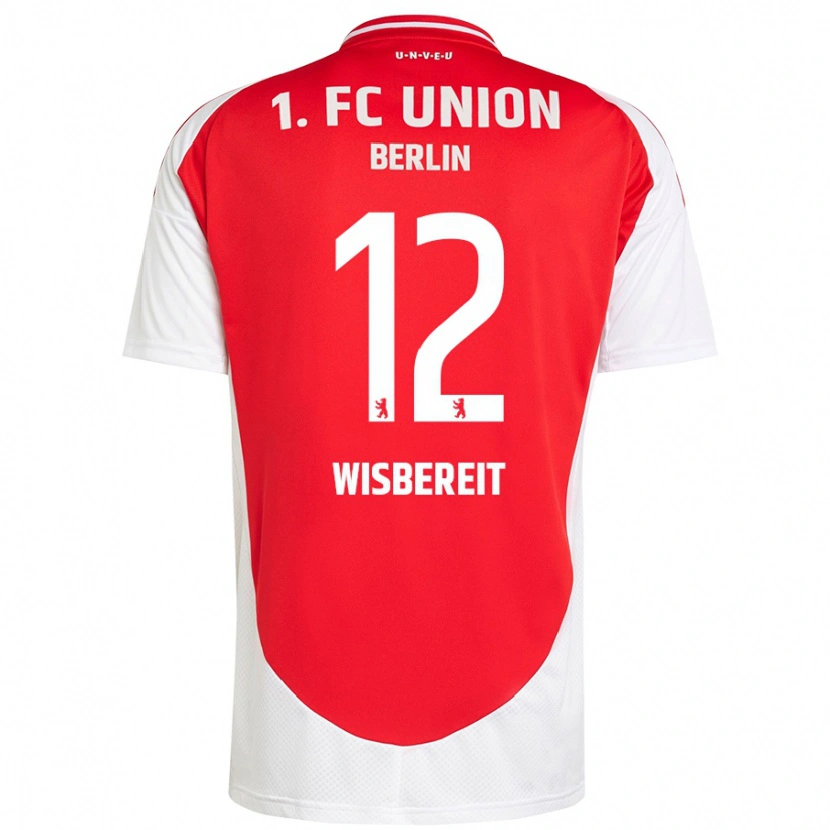 Danxen Hombre Camiseta Tom Wisbereit #12 Rojo Blanco 1ª Equipación 2024/25 La Camisa México