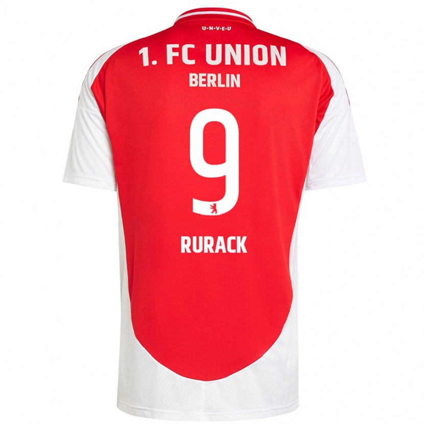 Danxen Hombre Camiseta Zita Rurack #9 Rojo Blanco 1ª Equipación 2024/25 La Camisa México