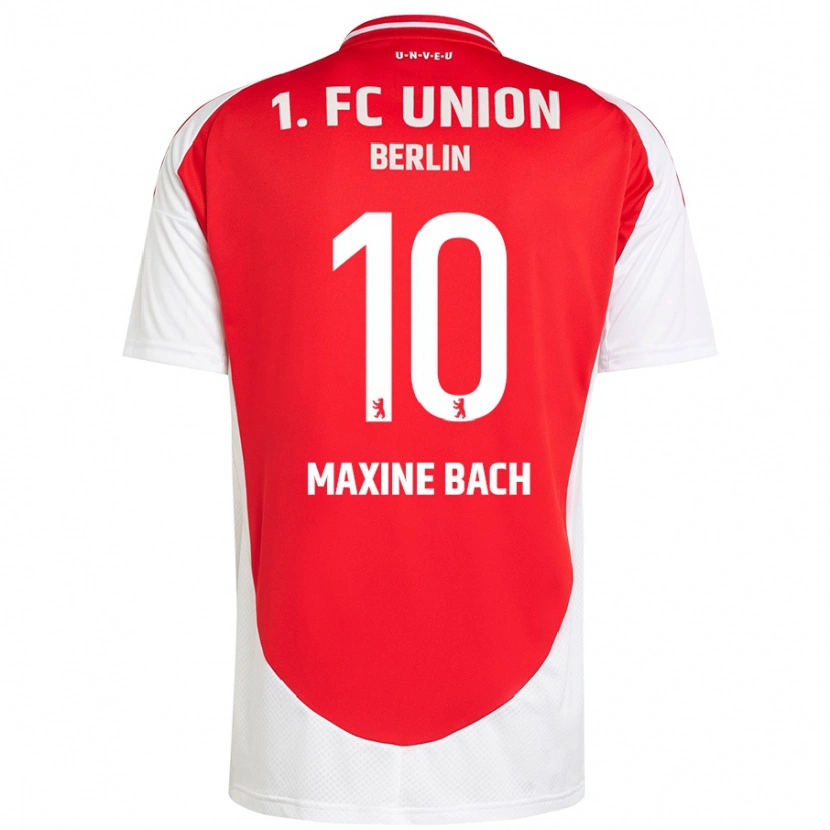 Danxen Hombre Camiseta Latoya Maxine Bach #10 Rojo Blanco 1ª Equipación 2024/25 La Camisa México