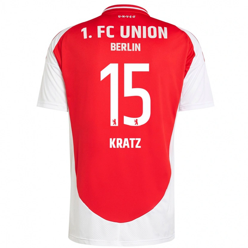 Danxen Hombre Camiseta Hannah Kratz #15 Rojo Blanco 1ª Equipación 2024/25 La Camisa México