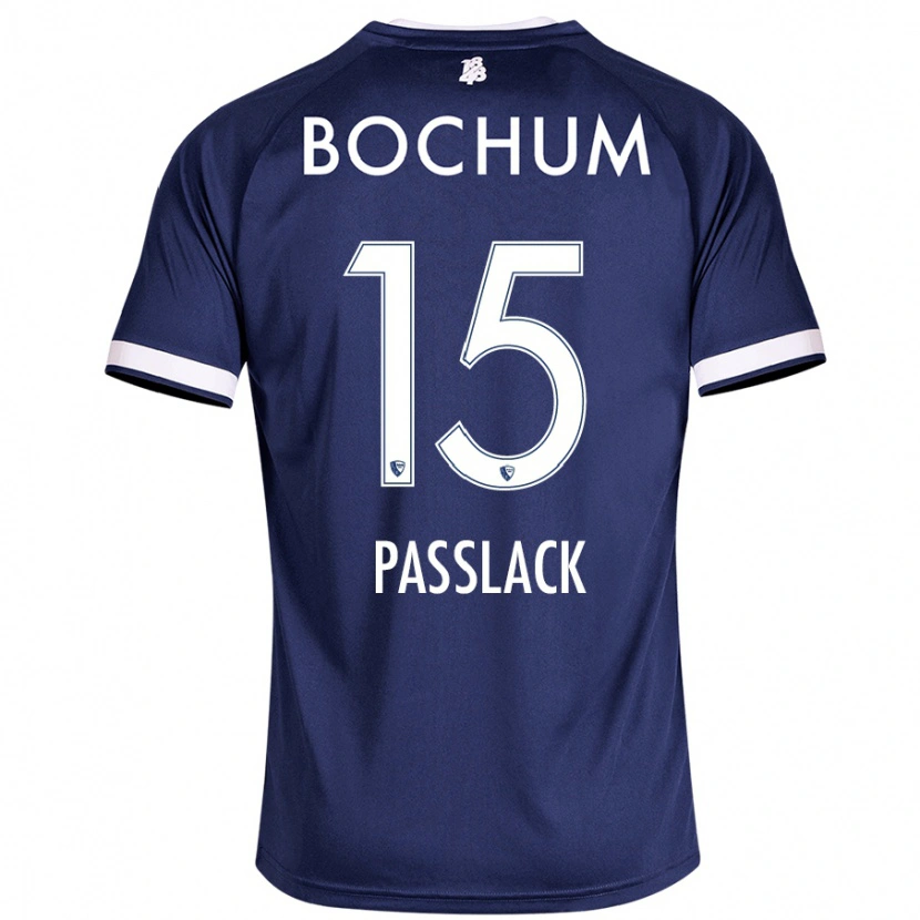 Danxen Hombre Camiseta Felix Passlack #15 Azul Oscuro 1ª Equipación 2024/25 La Camisa México
