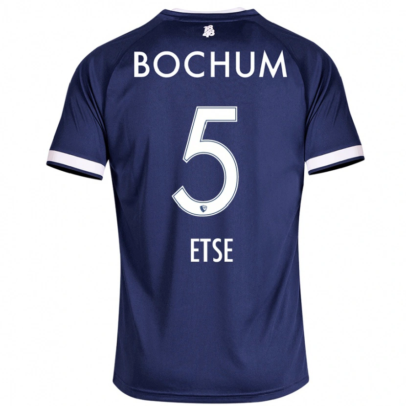 Danxen Hombre Camiseta Julian Etse #5 Azul Oscuro 1ª Equipación 2024/25 La Camisa México