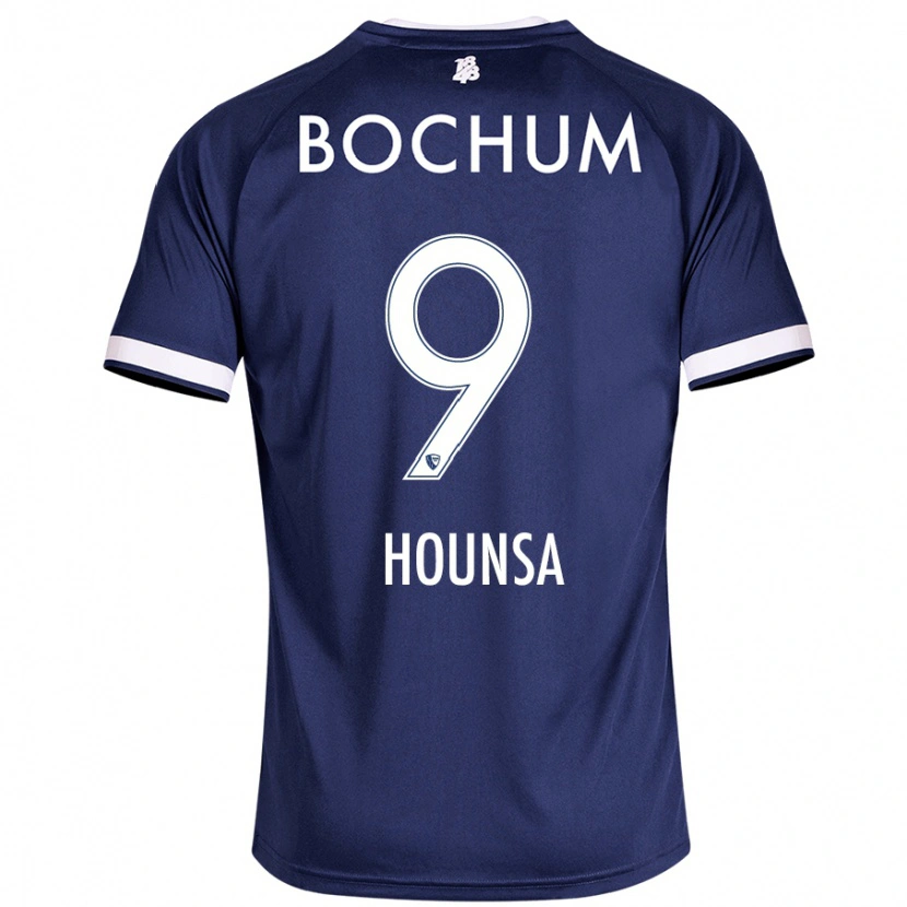 Danxen Hombre Camiseta Eligius Hounsa #9 Azul Oscuro 1ª Equipación 2024/25 La Camisa México