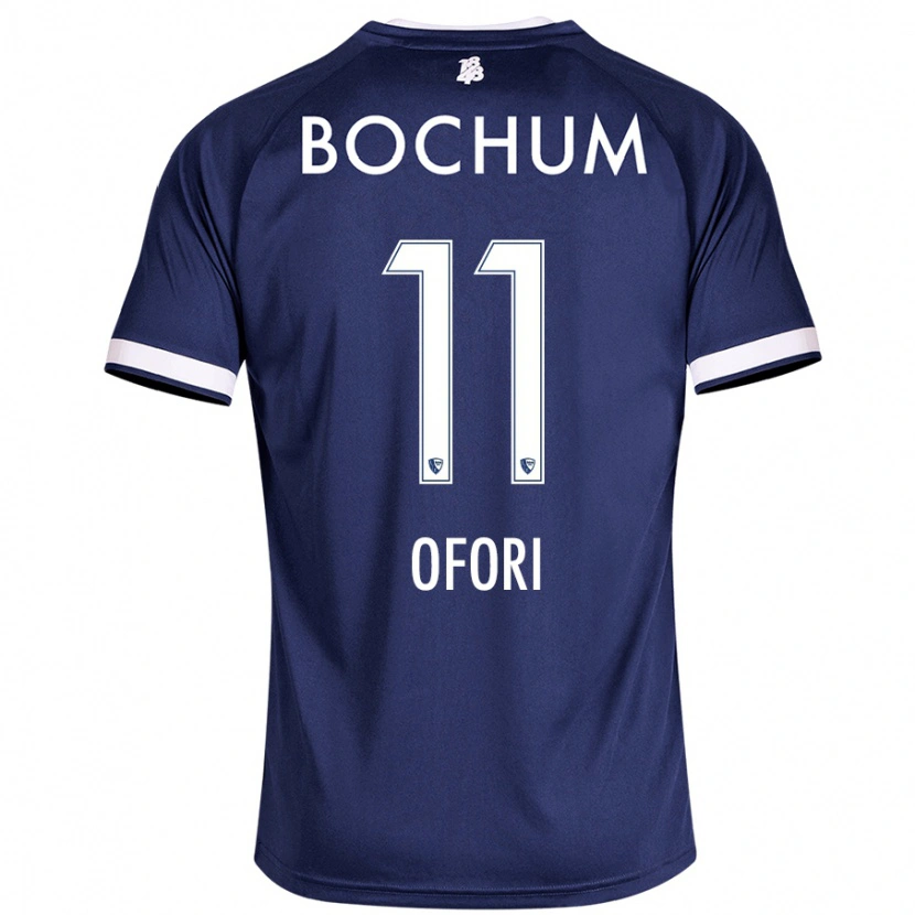 Danxen Hombre Camiseta Obed Ofori #11 Azul Oscuro 1ª Equipación 2024/25 La Camisa México